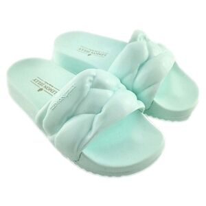 Lemon Jelly Women's Cocoon 10 Aqua Green Lightweight Slides Size 37 / 7
